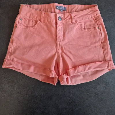 Mini short en jeans rose